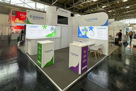 Messestand - ASKION GmbH. Analytica 2024.