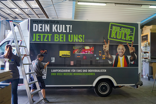 Folierung - LKW Koffer mit Wunschmotiv