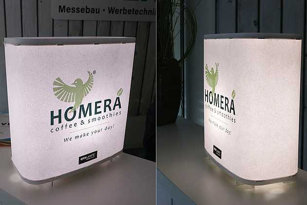 OlaLampe - Tischlampe - Sonderform. 