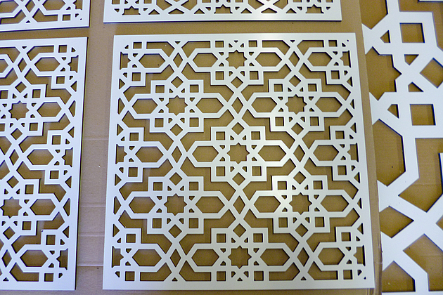 Musterpanele - Hartschaumplatte zur Möbelveredlung.