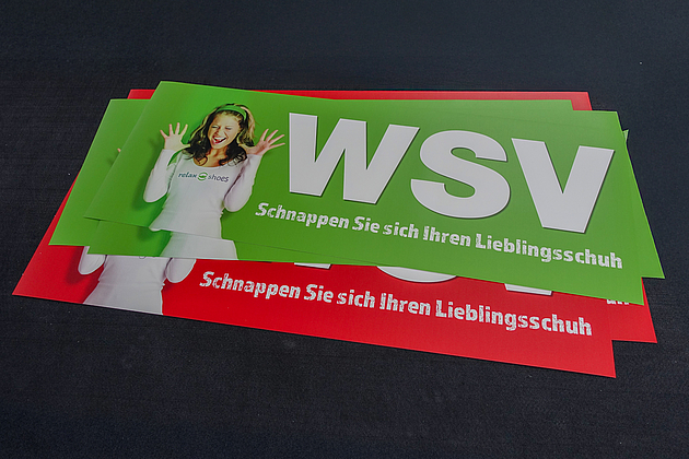 XXL Aufkleber für den Ausverkauf bzw. Sale.