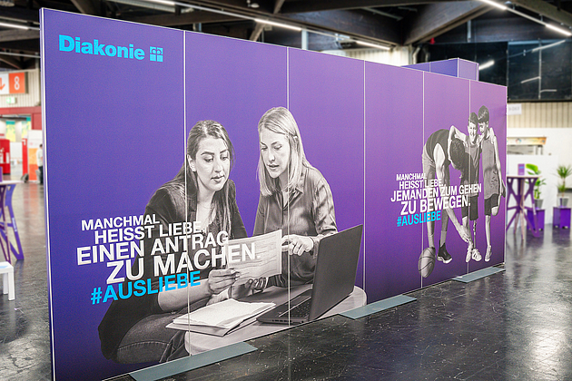 Bsp. Stellwand beMatrix mit Plattendirektdruck