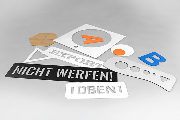 Beispiele - Schablonen.