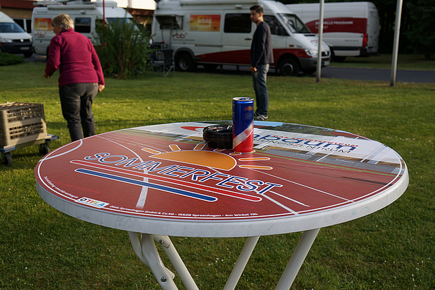 Tischauflage z.B. Firmenevent, Sommerfest