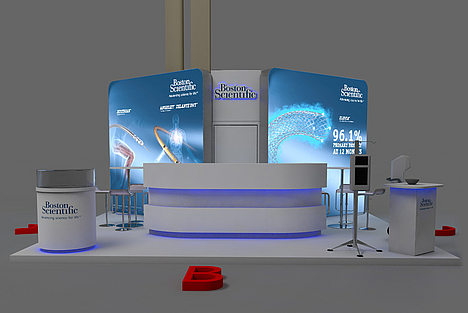 Messestand Boston Scientific Corporation.