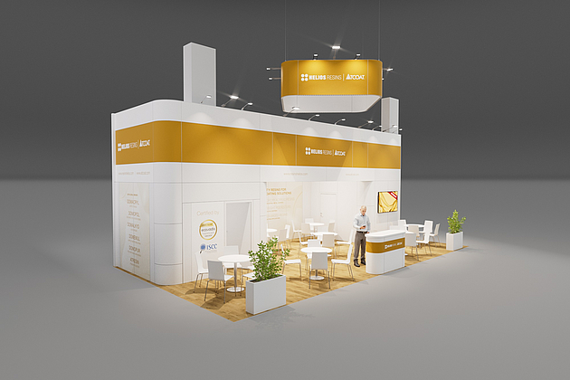 Kansai Helios Coatings GmbH ECS Nürnberg 2025 Kopfstand 11,00 x 6,00 x ca.4,50m