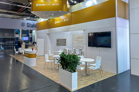 Messestand - Kansai Helios Coatings GmbH. European Coatings Show ECS 2025.