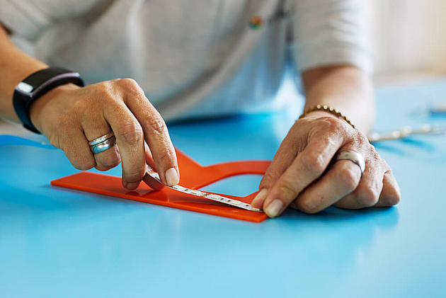 Messen udn Planen Leuchtbuchstaben - Planung, Ausmessen