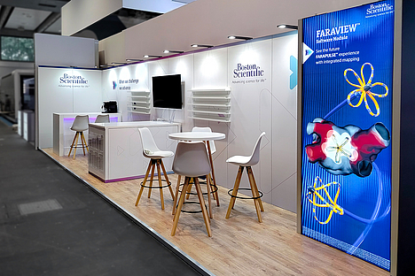 Boston Scientific Corporation. Messestand - DGK Hamburg 2024.