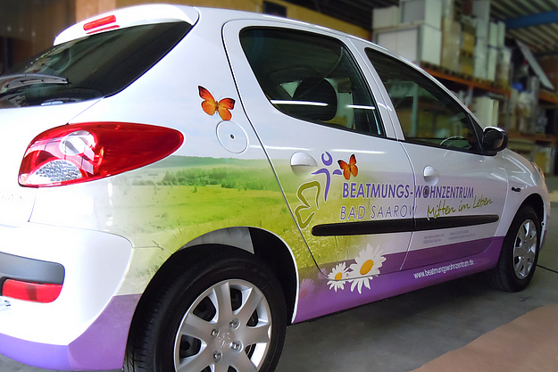 Partielle Fahrzeugverklebung - Carwrapping