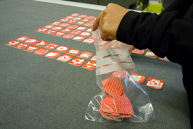 Memory-Spiel. Nach Kundenvorgabe.