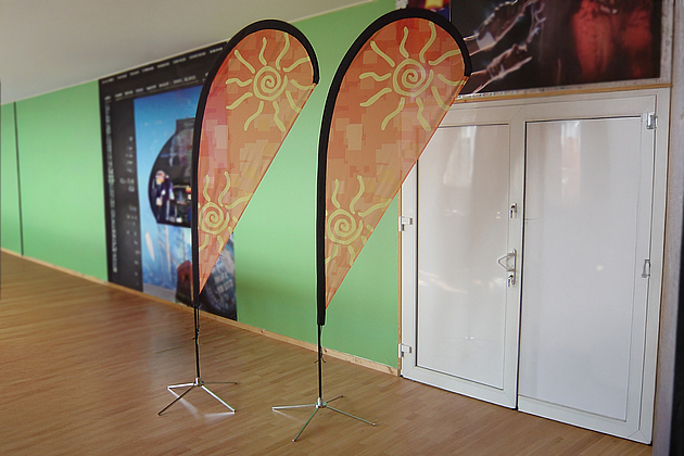 Beachflag - Beispiel Solar