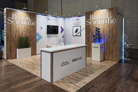 Boston Scientific Corporation. Messestand DGEBV Berlin 2024.