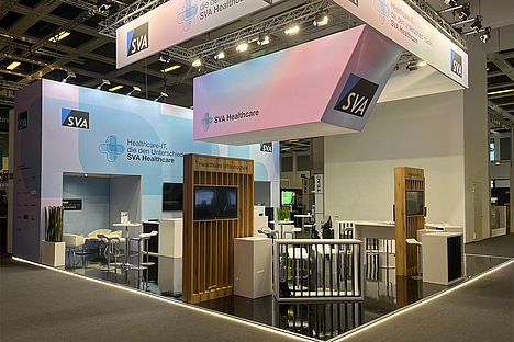 SVA - Messestand - DMEA 2024.