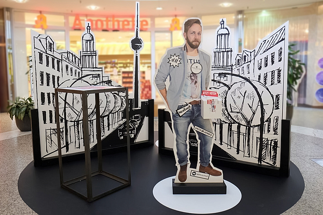 Aufsteller nach Kundenwunsch.