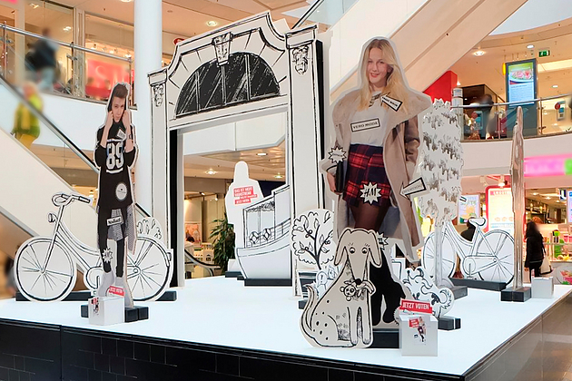 Aufsteller für den Einzelhandel. POS.