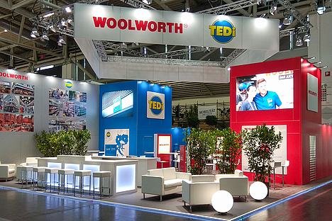 TEDi und Woolworth - Gemeinschaftstand Exporeal 2019