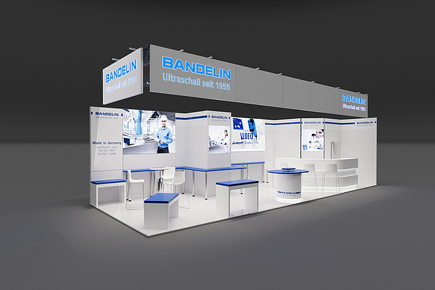 Eckstand 11,00 x 4,00m - BANDELIN - Achema 2018