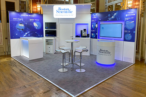 Messestand SGG Congress Interlaken 2021. Boston Scientific Corporation.