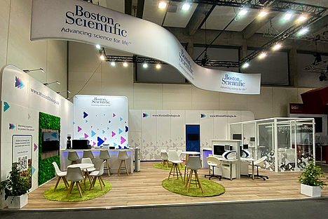 Eckstand, Messestand - Boston Scientific DGU 2022.
