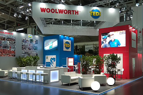 Messestand WOOLWORTH