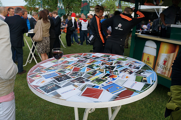 Tischauflage z.B. Fotodruck, Party / Event