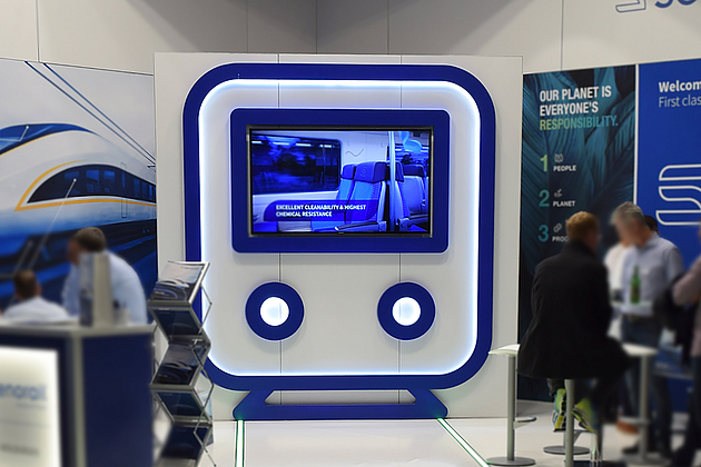 Spezialelement, Sonderbau nach Kundenwunsch für den Messeeinsatz.