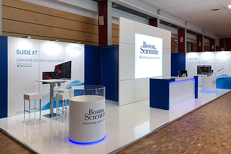 Messestand Boston Scientific