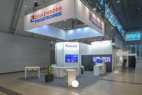 Zeulenroda Presstechnik GmbH. Messestand - Blechexpo Stuttgart 2021.