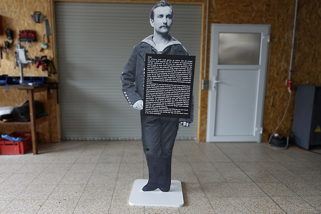 Aufsteller Beispiel - Ausstellung, Museum.