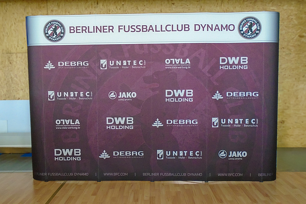 Beispiel Sponsorenwand - Popupsystem.