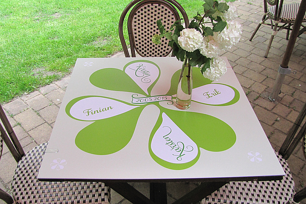 Tischauflage z.B. für Hochzeiten