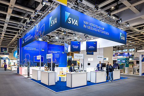 Messestand - DMEA 2025. SVA System Vertrieb Alexander GmbH.