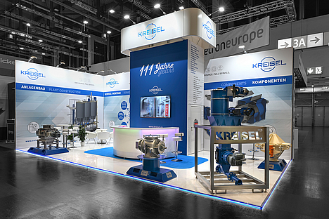 KREISEL GmbH & Co. KG. Messestand - Powtech 2023.