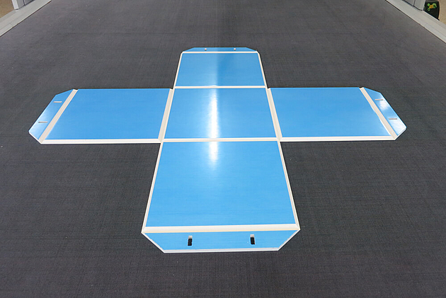 Cut - Konturschnitt und V-Cut - Sitzwürfel