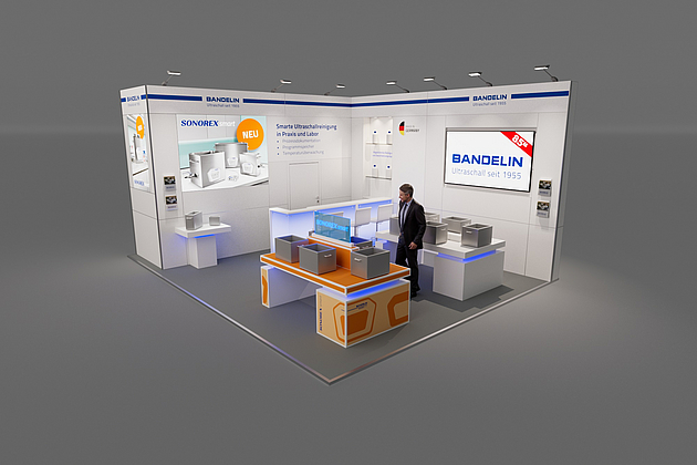 Eckstand 7,00 x 5,50m. Bandelin - IDS 2025