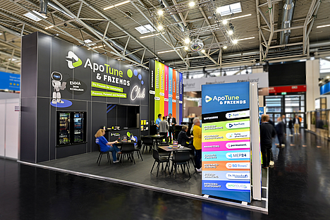 Messestand. Apotune&Friends. Expopharm 2024.