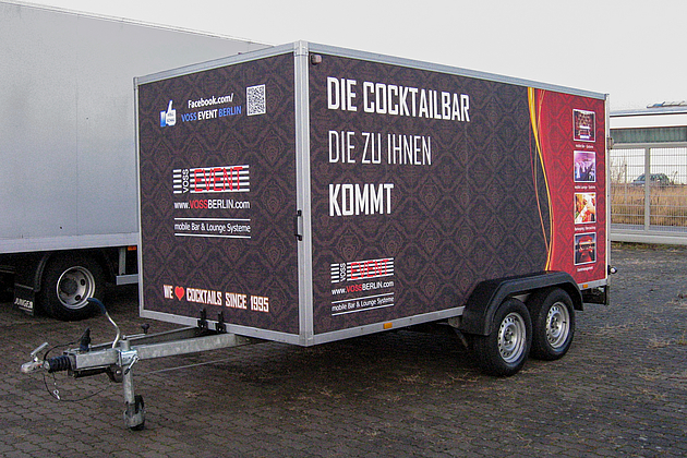 Vollverklebung - Kofferanhänger