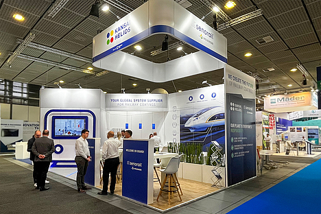 Messestand - Kansai Helios - Innotrans Berlin 2024.